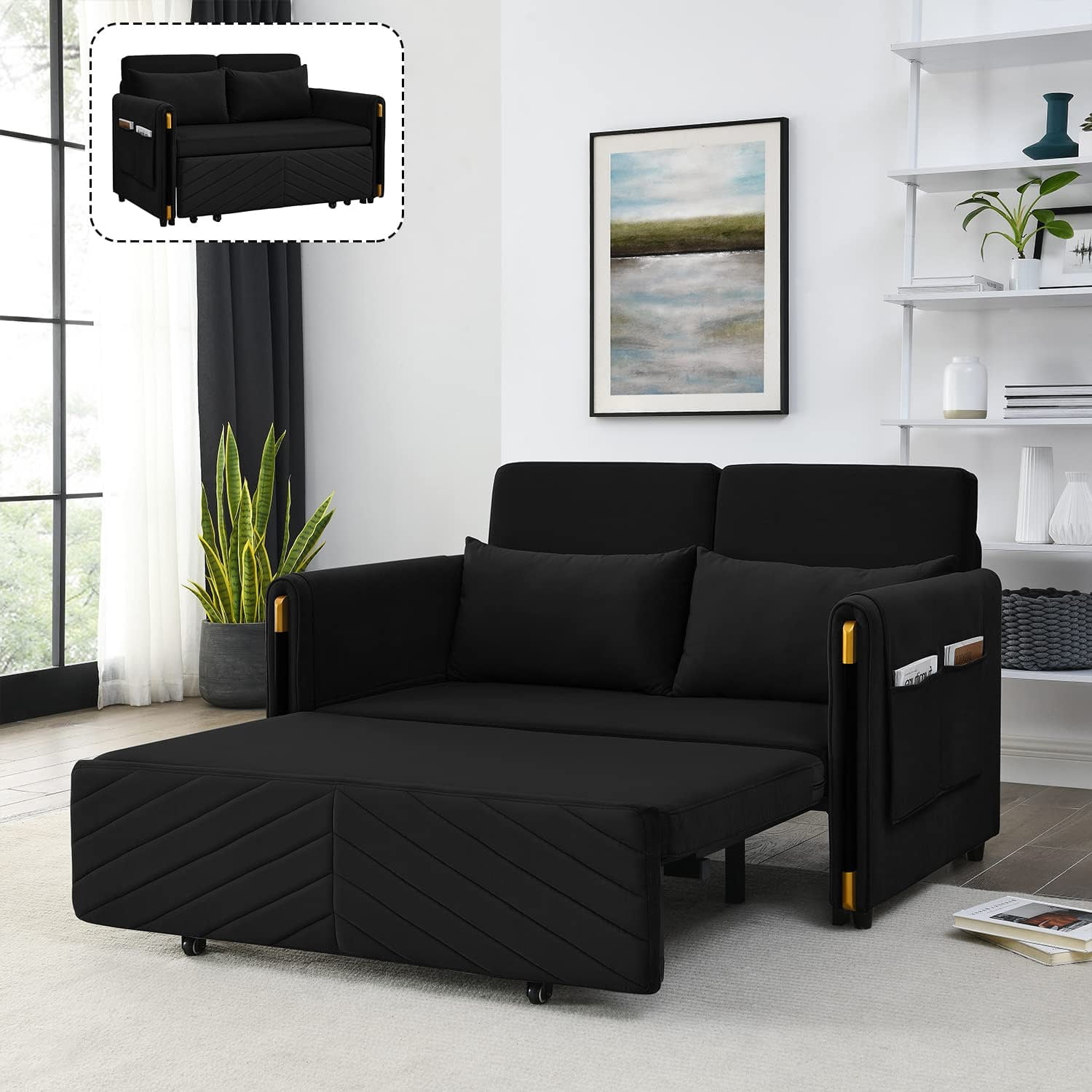 54 inch loveseat sleeper deals