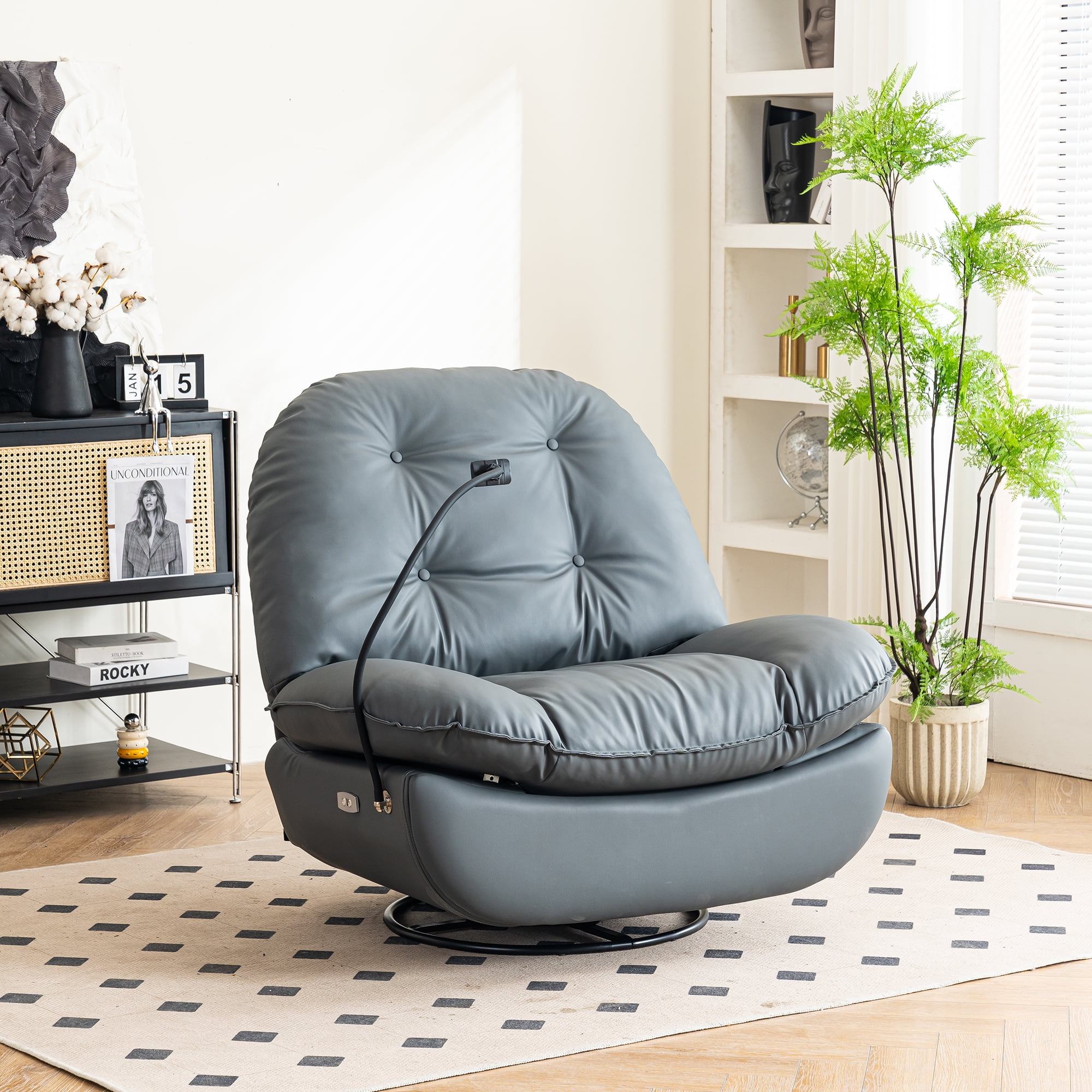 Electric swivel glider clearance recliner