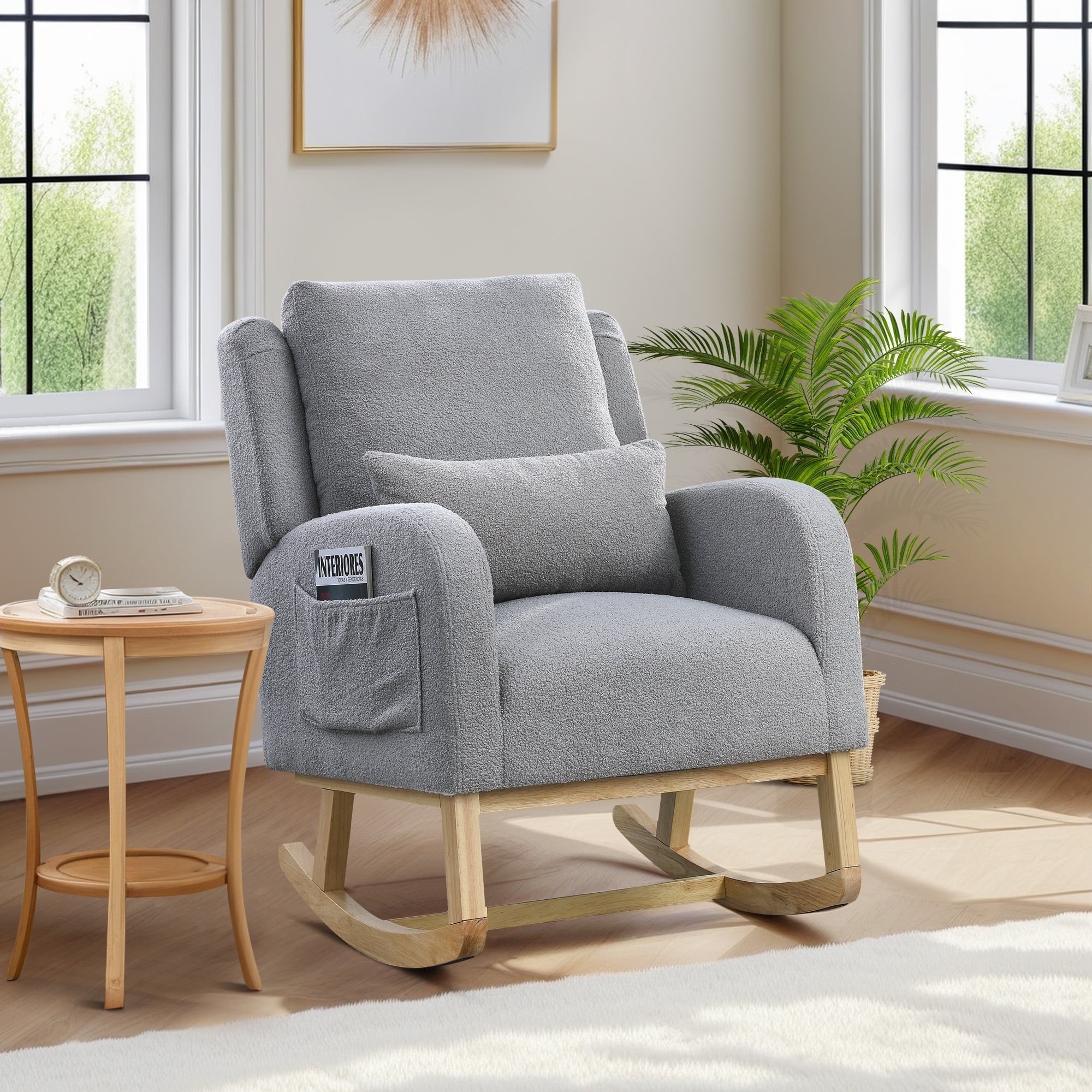 Baby Relax Tinsley Nursery Rocker Chair Modern Nursery Glider Rocking ...