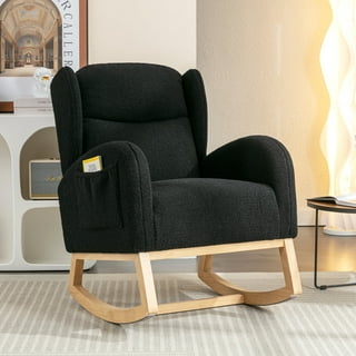 Nursery Rocking Chairs in Gliders Rocking Chairs Black Walmart