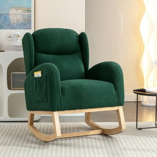 Nursery Rocking Chairs in Gliders Rocking Chairs Green Walmart