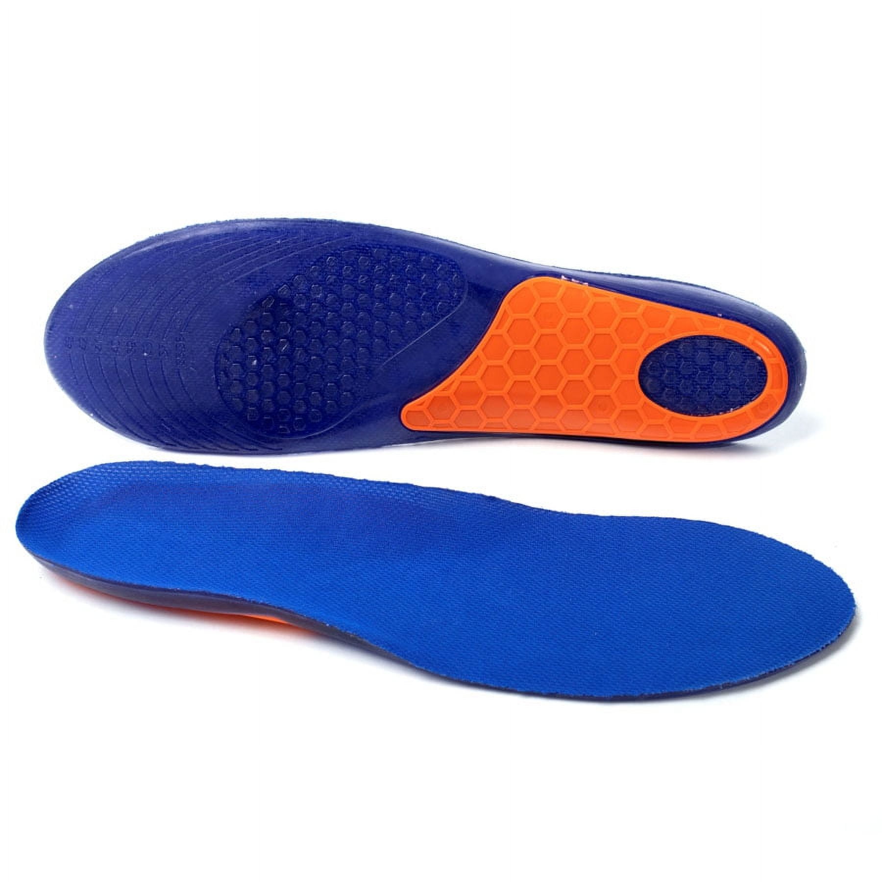 Muvin Plantar Fasciitis Arch Support Insoles for Men Women Blue