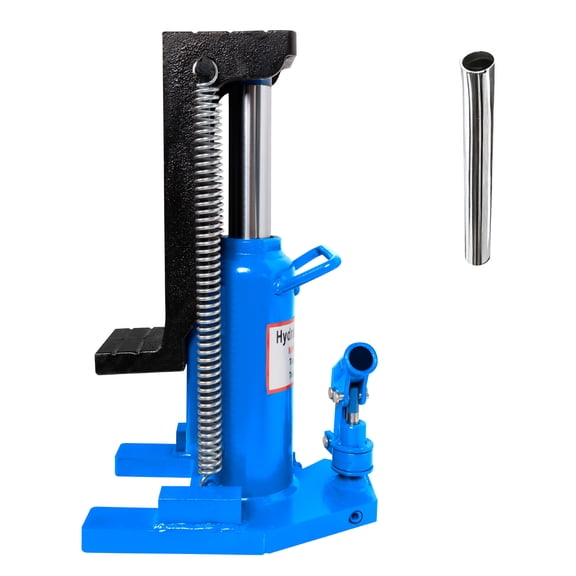 Muweixin 10T Toe Jack, Blue Hydraulic Lift Jack with Thicken Base & Strong Spring, 5T Toe Lifting Capacity Jack for Workshop, Garage Use
