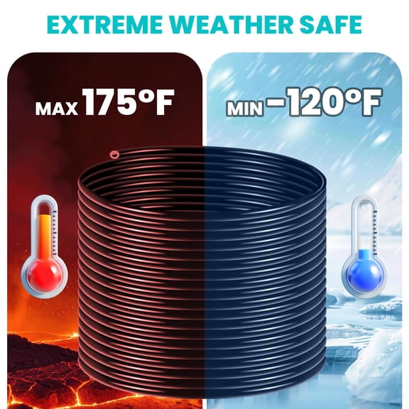 Muweixin 3/8" ID 656FT Weighted Self-Sinking Pond Tubing, Flexible PVC Aeration Hose with Clamps & Menders for Pond, Fountain and Aquaculture