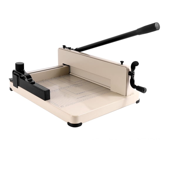 Muweixin A4 Heavy Duty Paper Cutter 1.6" Thick, 20.7" Extra-Long Cutting Length Guillotine Trimmer with Safety Lock, High Speed Steel Blade for Office & Crafts