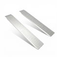 thumbnail image 1 of Muweixin Shed Ramp 2 Pack 62.6 inch, Aluminum Heavy Duty 880lbs Loading Ramps, Non-Slip Punch Plate Trailer Ramps for Shed Door, Lawn Mower, ATV, 1 of 9