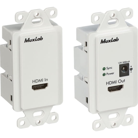 Muxlab HDMI Wall Plate Extender Kit, United States