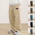 thumbnail image 1 of Muxikeji Clothes Men's Casual Pants Comfortable Loose Fit Trousers For Daily Wear And Outdoor Activities Durable Lightweight Breathable Fabric, 1 of 6