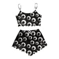 thumbnail image 1 of Muxikeji Clothes Womens Plus Sized Halloween Pajamas,Ladies' Sleeveless Tank Top and Shorts Set Casual Home Wear Halloween Print Comfortable Everyday Wear, 1 of 4