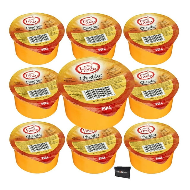 Muy Fresco Cheddar Cheese Sauce Cup 3.8 oz. Microwavable 10 Count