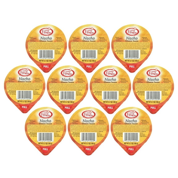 Muy Fresco Nacho Cheese Sauce Dipping Cup 3.7 oz. | Microwavable | 10 Count
