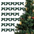 thumbnail image 1 of Muyan 24pcs Christmas Bows - Polyester Fibre, 3.5x3.5 in - Exquisite, Versatile - for Tree, Gift & DIY Decor, 1 of 6
