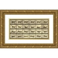 thumbnail image 1 of Muybridge, Eadweard J. 18x11 Gold Ornate Wood Framed with Double Matting Museum Art Print Titled - Motion Study: Running Cat, 1 of 4