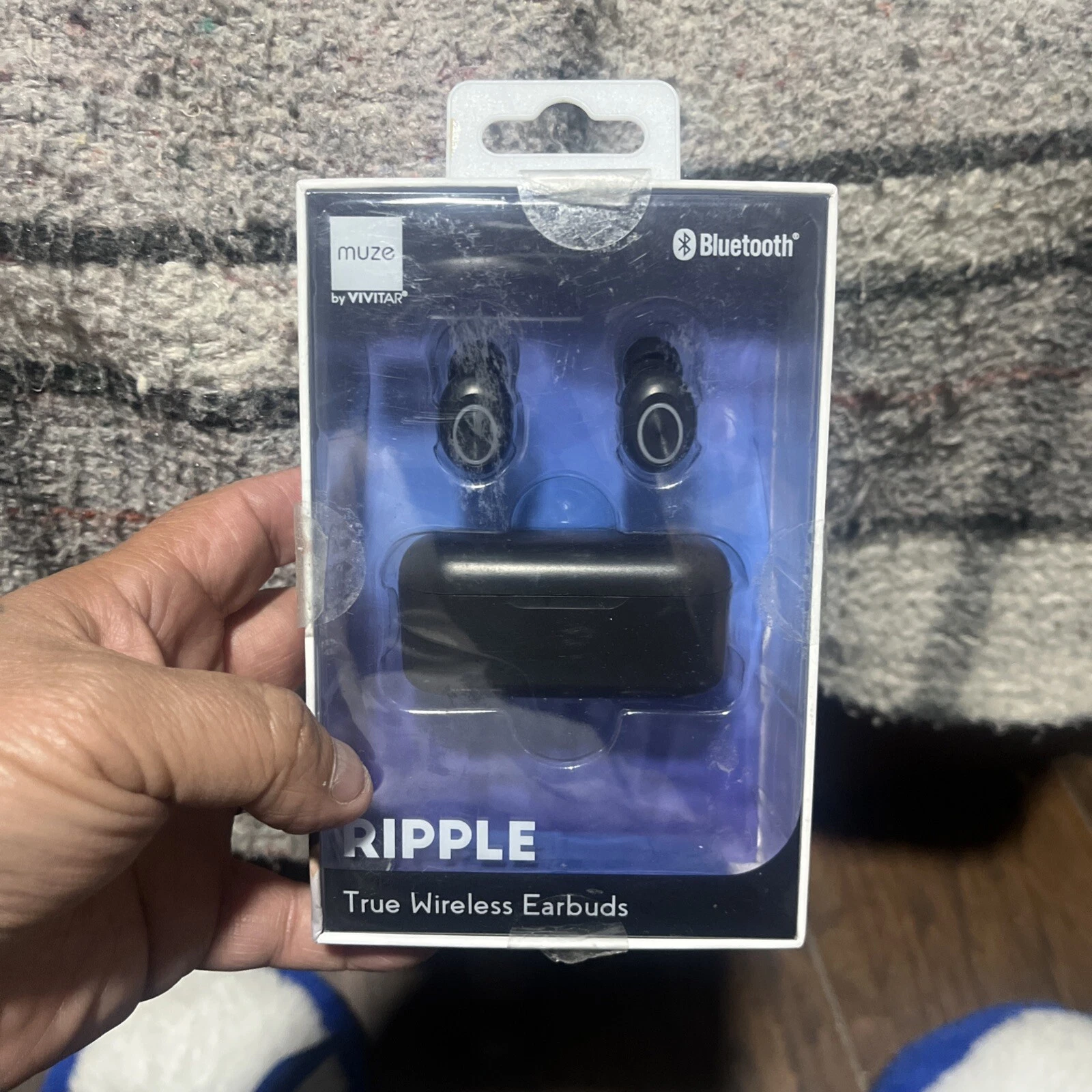 Muze By Vivitar True Wireless Bluetooth Earbuds Ripple