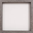 thumbnail image 1 of Muzilife 10x10 inch Shadow Box Picture Frame with Linen Board Deep Wood Glass Display Case, Texture Gray, 1 of 6