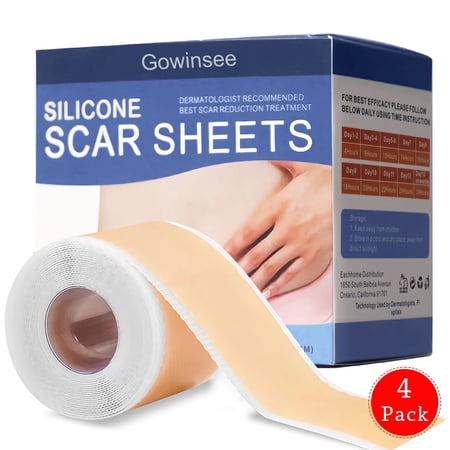 Gowinsee 4 Rolls Beauty patch, Can Cut the Size Yourself