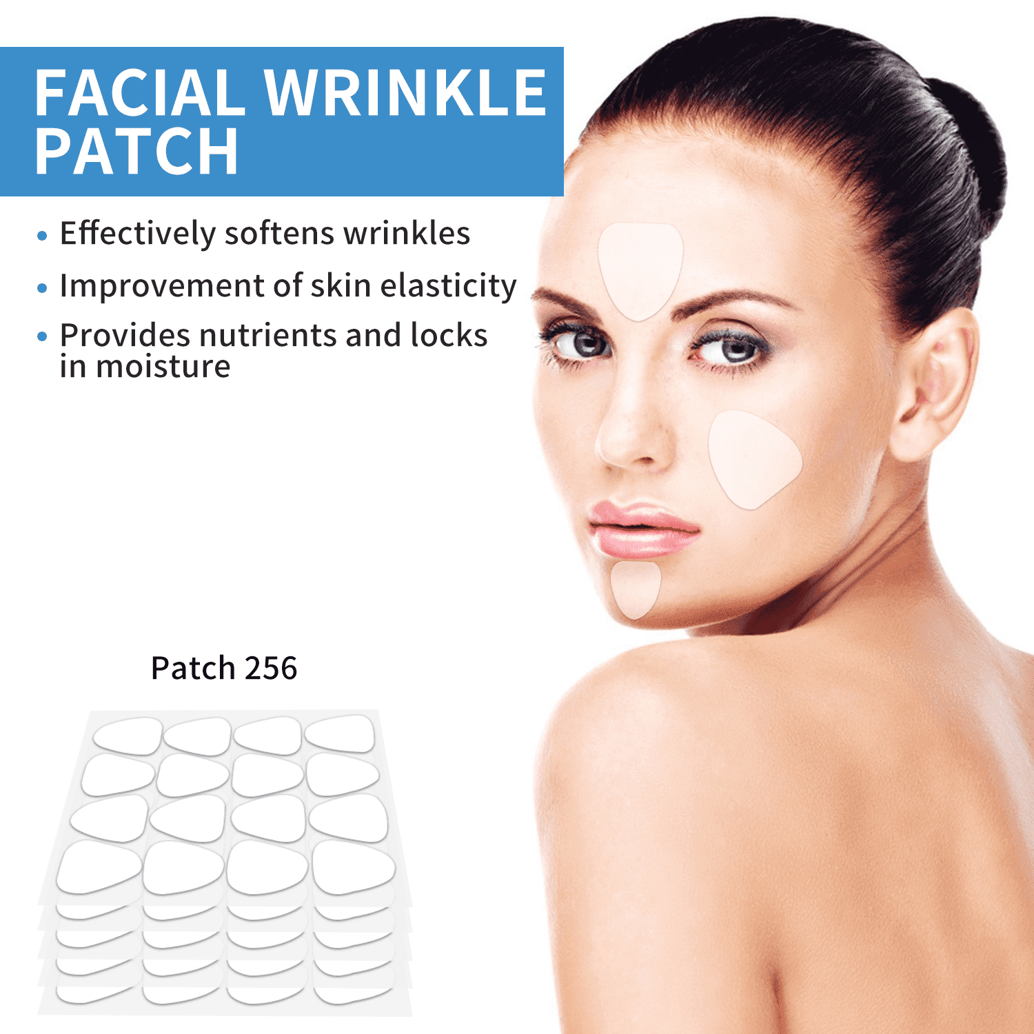 MUZOOY Anti-Aging Face Wrinkle Patches 256Pcs, Overnight Treatment for ...