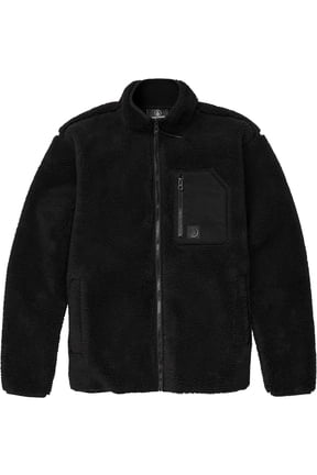 Muzzer Fuzzar Zip Full Zip Fleece [Black]