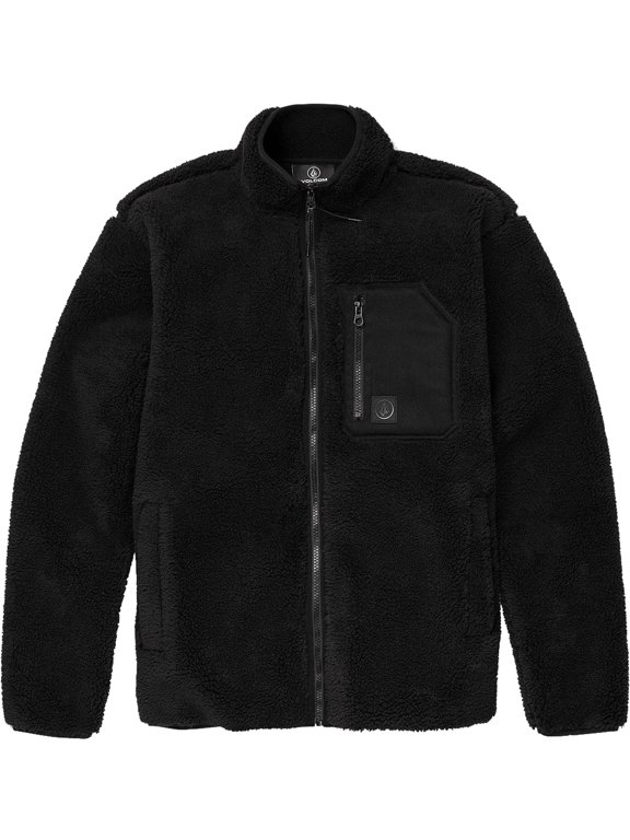 Muzzer Fuzzar Zip Full Zip Fleece [Black]