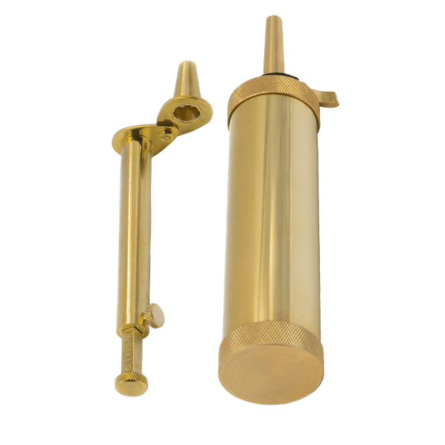 MuzzleLoaders™ Brass Powder Flask & Universal Measure Combo MZ1778