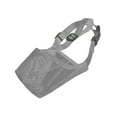 thumbnail image 1 of Muzzle for Dog Bite Protective Nylon Soft Cage Muzzles Adjustable Portable Gray Medium, 1 of 7