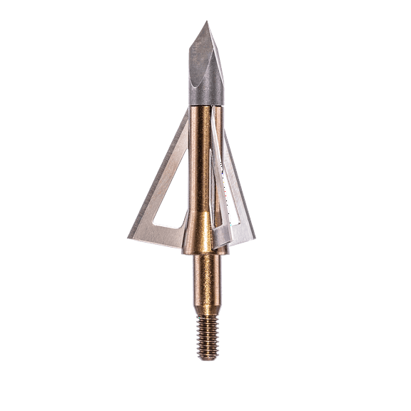 Muzzy 3-Blade Fixed Broadhead, 100 Grain, 0.20" Steel Blades, Model 225-3W