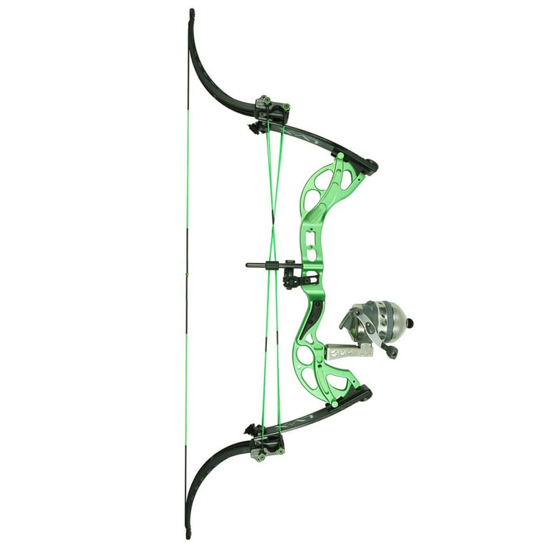 Muzzy 8005-Feradyne LV-X Bowfishing Kit with Bow, Reel, Line, and Arrow  Rest, Recurve Bows 