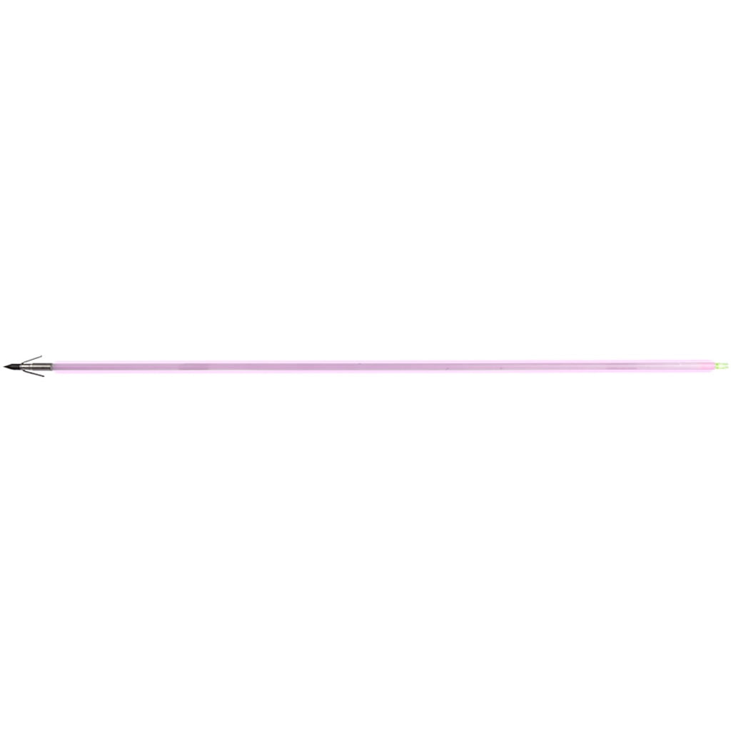 Muzzy Bowfishing Sabre Lighted Bowfishing Arrow w/ Cross Hole Drill Nock  Install