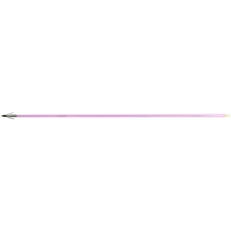 Muzzy Bowfishing Sabre Lighted Bowfishing Arrow w/ Cross Hole Drill Nock  Install 