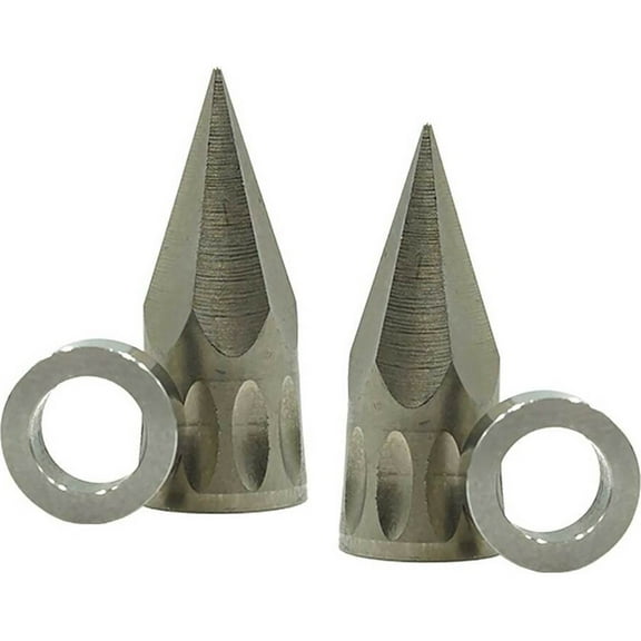 Muzzy Iron Barb Replacement Tips with Orings, 2-Pack