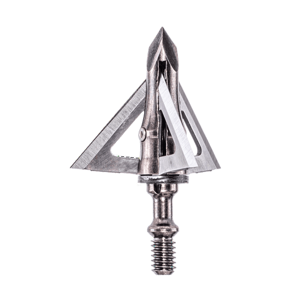 Muzzy Trocar XB 3Blade Crossbow Broadhead, 100 Grain, 3 Pack, Steel