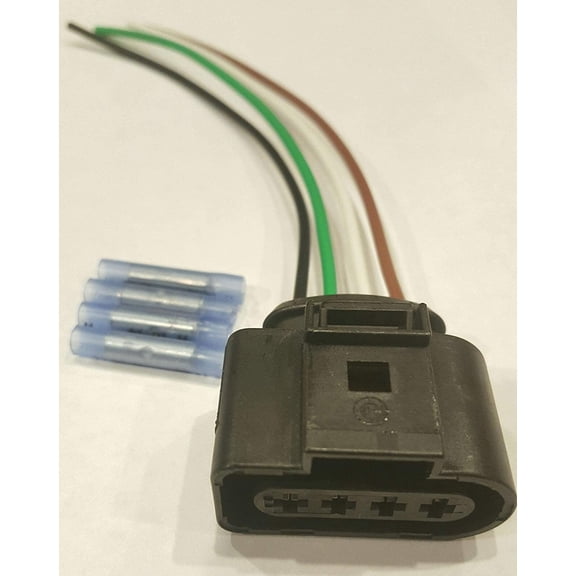 Muzzys Ignition Coil Connector Modular Repair Kit Harness Plug Wiring with Free Splices, Replaces OEM Part Number 1j0973724 648245-1