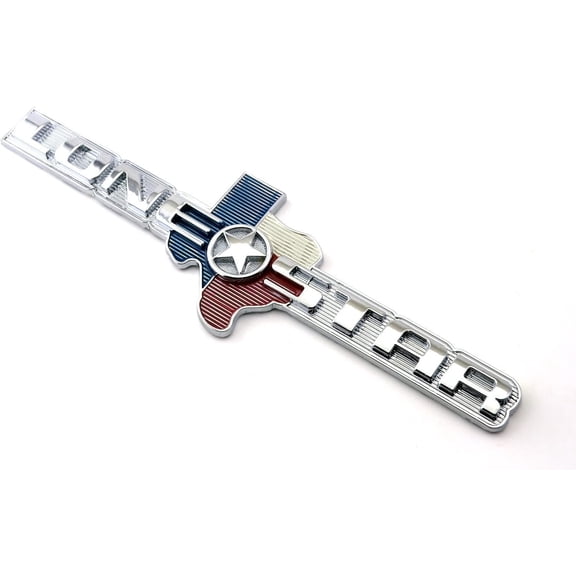 Muzzys Lone Star Edition Texas Emblem FITS Ram 1500 2500 3500 Tailgate Tundra, Tacoma, F150, Silverado, Titan, Hood, Tail Gate, Door, Grille, Fender Universal Stick On