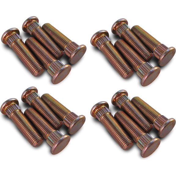 Muzzys (SET OF SIXTEEN) 7517871 Wheel Studs FITS: Polaris Front RZR Ranger Sportsman ACE XP XP4 Crew Trail 570 800 900 2002-2023 3/8" x 24 Thread x 1.75" Long