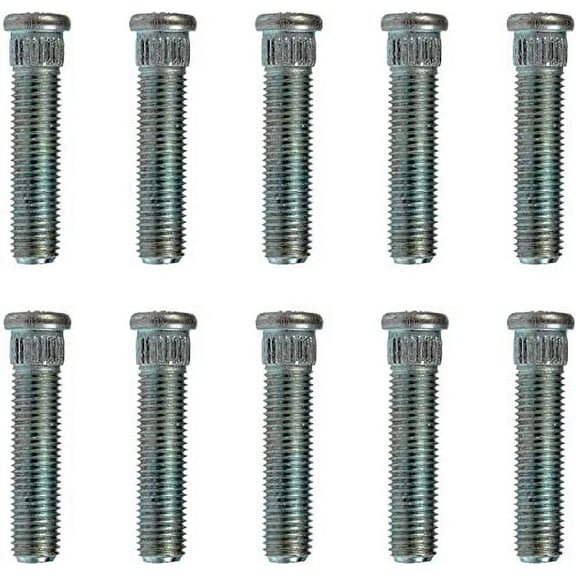 Muzzys (Set of Ten Studs) 1/2" Longer Than Stock Wheel Stud Lug Bolt FITS 1984-2013 Corvette C4 C5 C6 for Wheel Spacers and Aftermarket Rims/Wheels.5" Extended Extra Length FITS Front & Rear @