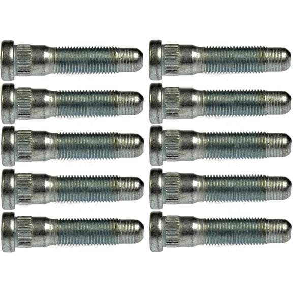 Muzzys (Set of Ten Studs) 1/3" Longer Than Stock Wheel Stud Lug Bolt Extended Extra Length for 2010-2025 Chevrolet CAMAROS 