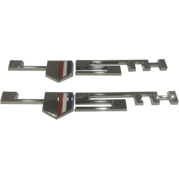 Muzzys (Set of Two) 45TH Anniversary FITS 2012 Chevrolet Camaro Emblem Fender Badge 3M Stick On Universal