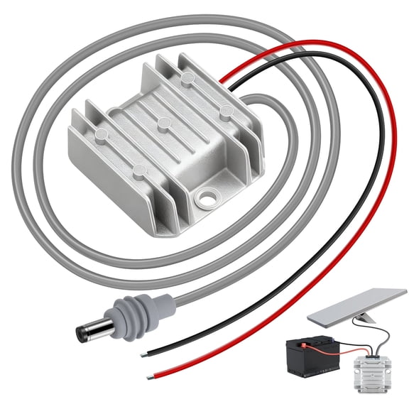 Mwin Adapter 12V Starlink Mini - Power Converter, 12V/24V DC Cable to 30V 3.5A, Waterproof Kit with Male Connector for Trucks and RVs