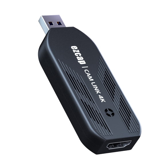 Mwin External Camera Capture Card, 4K30 Cam Link for Streaming Recording via DSLR Actioncam, Low-Latency for OBS Zoom Gaming on Windows