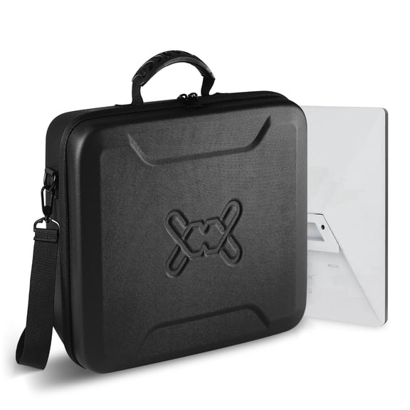 Mwin Starlink Mini Case – Lightweight Hard EVA Protective Cover, Splash-Resistant & Shockproof, Portable Travel Bag with Shoulder Strap for Outdoor Camping, Black