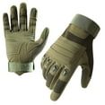 thumbnail image 1 of Mwjwdo Camping Full-Finger Gloves Padded Palm Protection Breathable Light Non-Slip Fabric For Outdoor Activities Green, 1 of 2