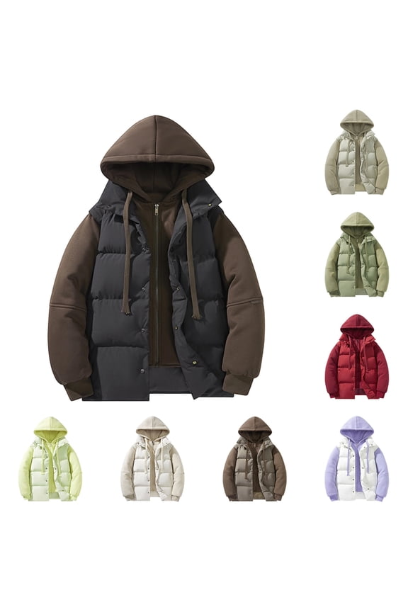 Men's Waterproof Ski Jacket 2 in 1 Winter Snow Coat Windproof Hooded Mountain Raincoat Fleece Liner Outwear Red XXXXL