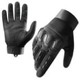 thumbnail image 1 of Mwjwdo Patrol Full-Finger Gloves Hard Shell Knuckle Protection Non-Slip Grip Adjustable Wrist Band Black, 1 of 2