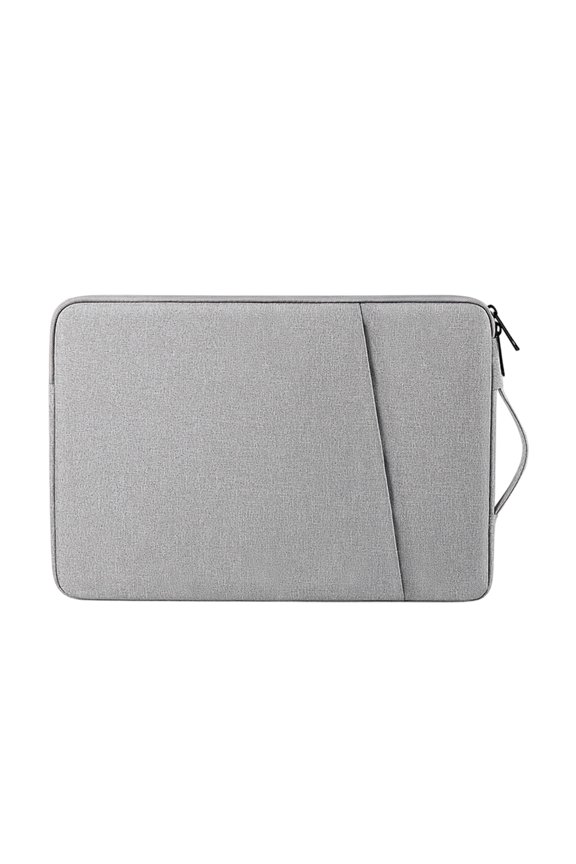 Unisex 15.4 Inch Shockproof Laptop Sleeve Bag, Anti-Drop Water Resistant Notebook Protective Handbag for Daily Work Gray