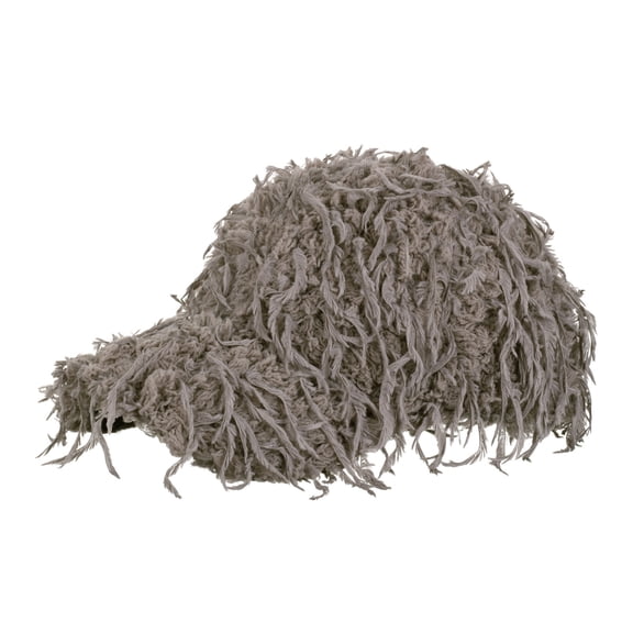 Mwjwdo Women’s Novelty Baseball Cap Feather Fringe Long Fluff Loose Cut for Mall Visits Gray
