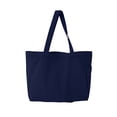 thumbnail image 1 of Mwjwdo Women's Plain Retro Soft PU Underarm Handbag, Minimalist Large Capacity Shoulder Tote for Daily Commute & Shopping Navy, 1 of 5