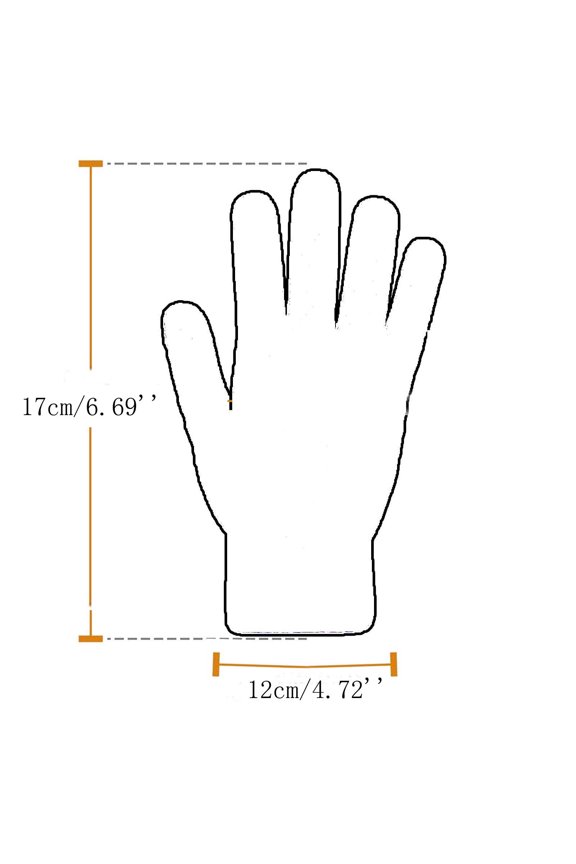 Women’s Rechargeable USB Heated Knit Gloves Temp Adjustable Contrast Stripe Flip Button Convertible Tips for Desk Writing Gray