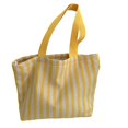 thumbnail image 1 of Mwjwdo Women's Retro Striped Knit Underarm Tote Bag, Soft Fabric Top Handle Shoulder Purse for Casual Daily Commute Yellow, 1 of 9