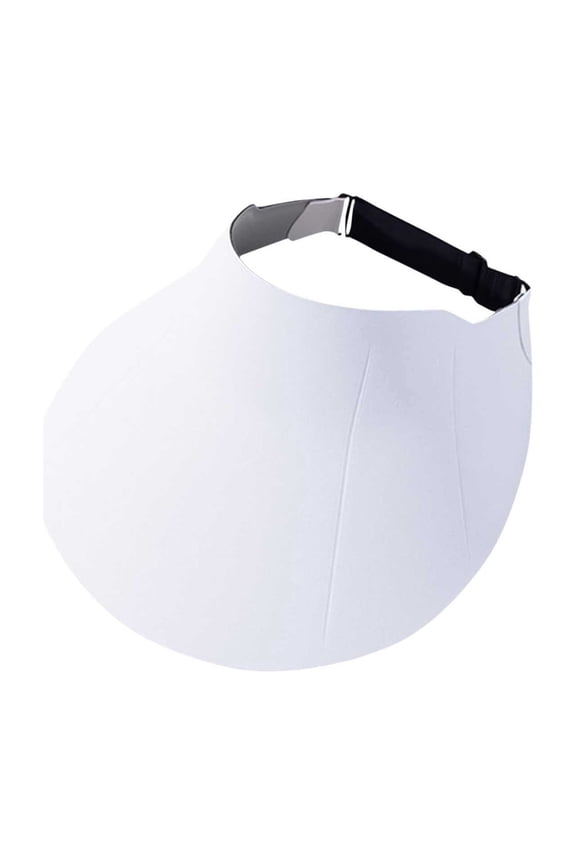 Women’s Seamed Oversized Brim Adjustable Back Clip Visor with Segmented 3D Cut for Country Trips Purple
