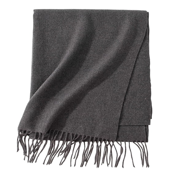 Mwjwdo Women’s Solid Warm Knit Wrap Light Thick Textured Fabric Cozy Soft Touch For Suburb Strolls Gray
